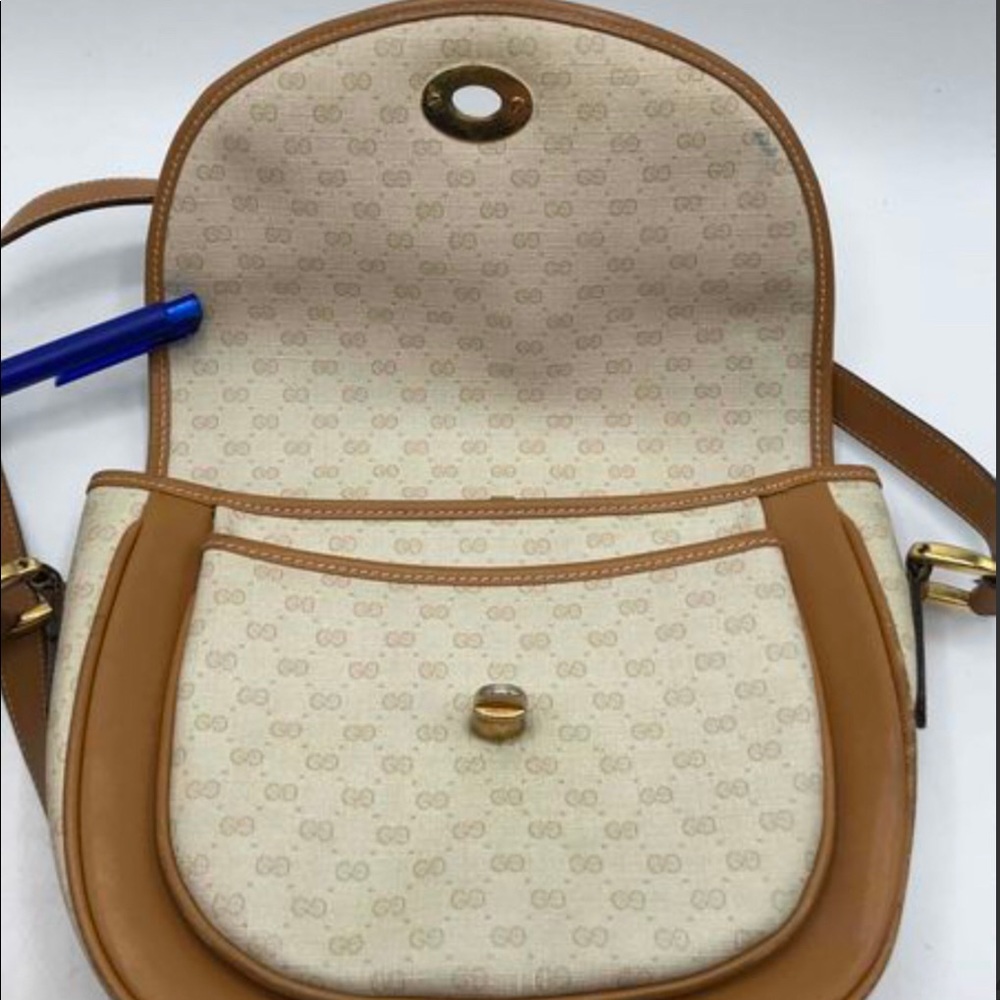 Vintage Gucci Canvas Crossbody bag